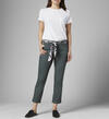 Carter Mid Rise Girlfriend Jeans with Satin Belt, , hi-res image number 0